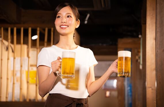 下通でお酒を楽しみたい方は焼肉と一緒に飲み放題コースもご利用ください